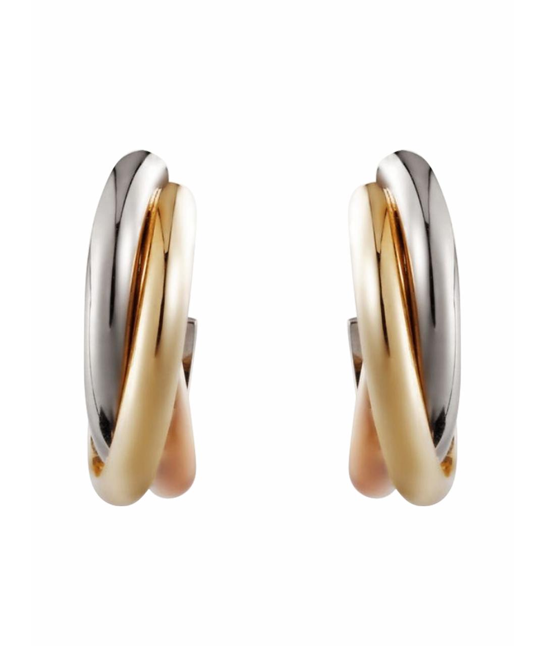 CARTIER Золотые серьги из розового золота, фото 1