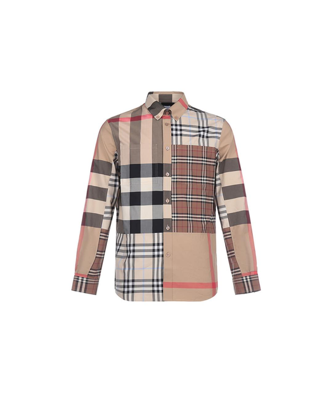 BURBERRY Бежевая кэжуал рубашка, фото 1