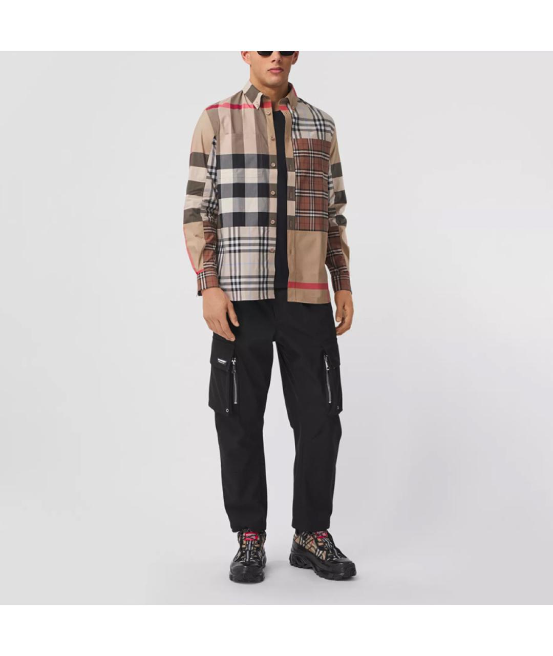 BURBERRY Бежевая кэжуал рубашка, фото 3