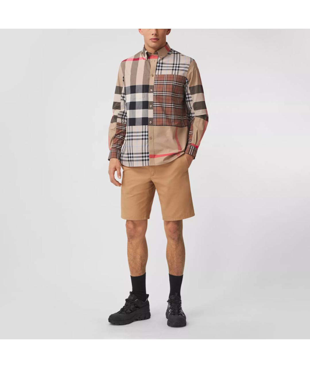 BURBERRY Бежевая кэжуал рубашка, фото 4