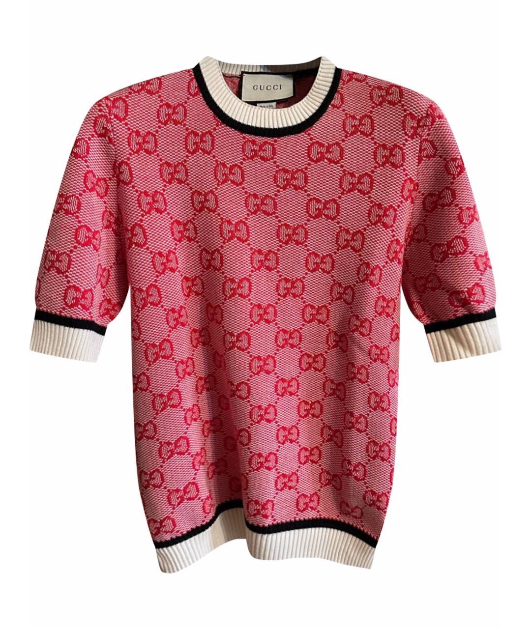 GUCCI Розовый джемпер / свитер, фото 1