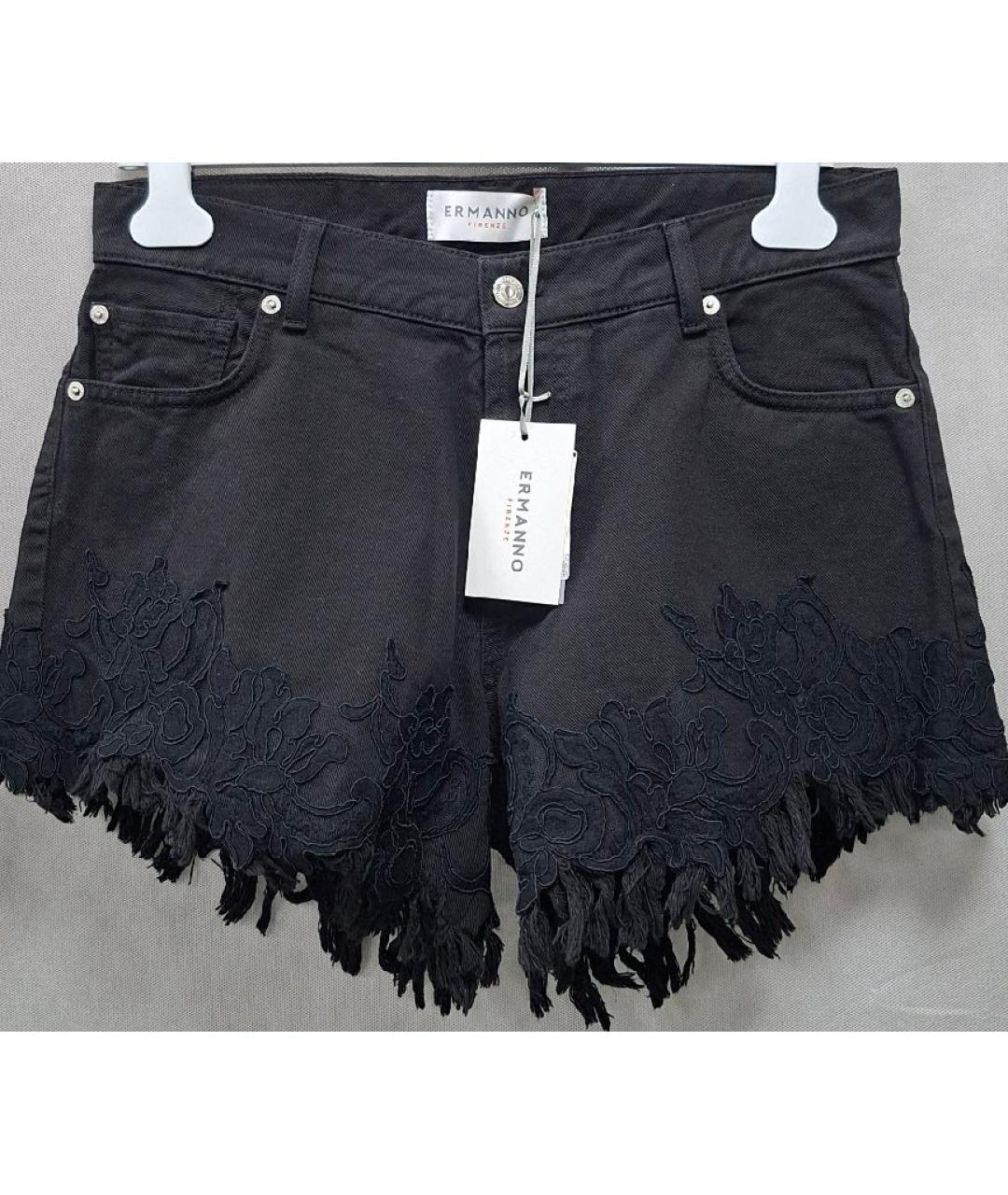 ERMANNO SCERVINO Черный хлопковый костюм с брюками, фото 6