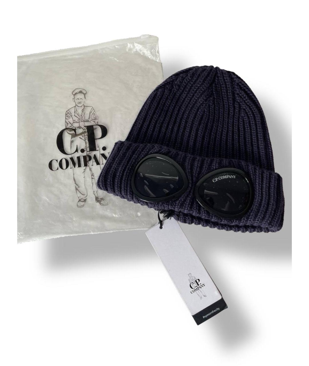 CP COMPANY Синяя шерстяная шапка, фото 6