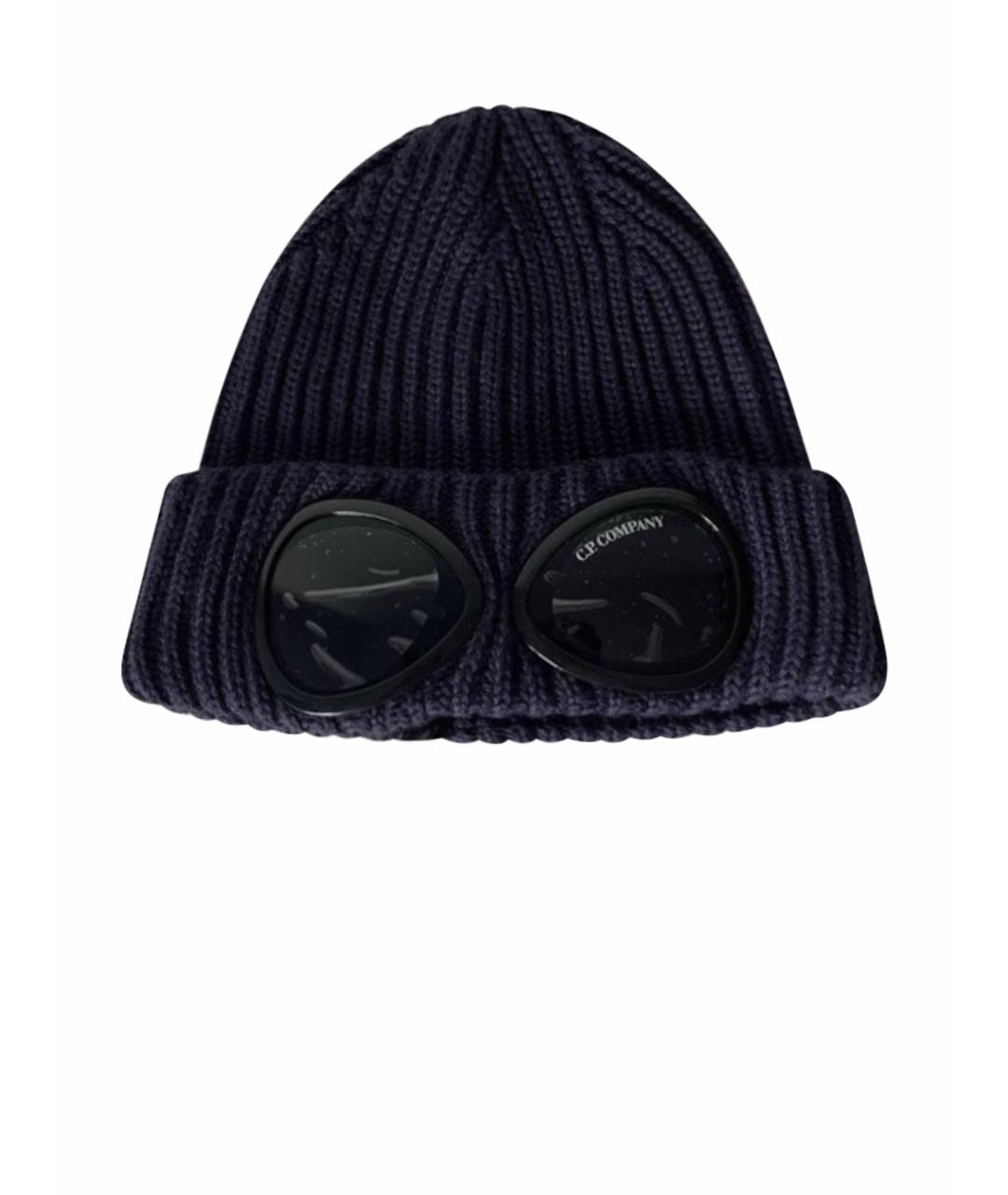 CP COMPANY Синяя шерстяная шапка, фото 1