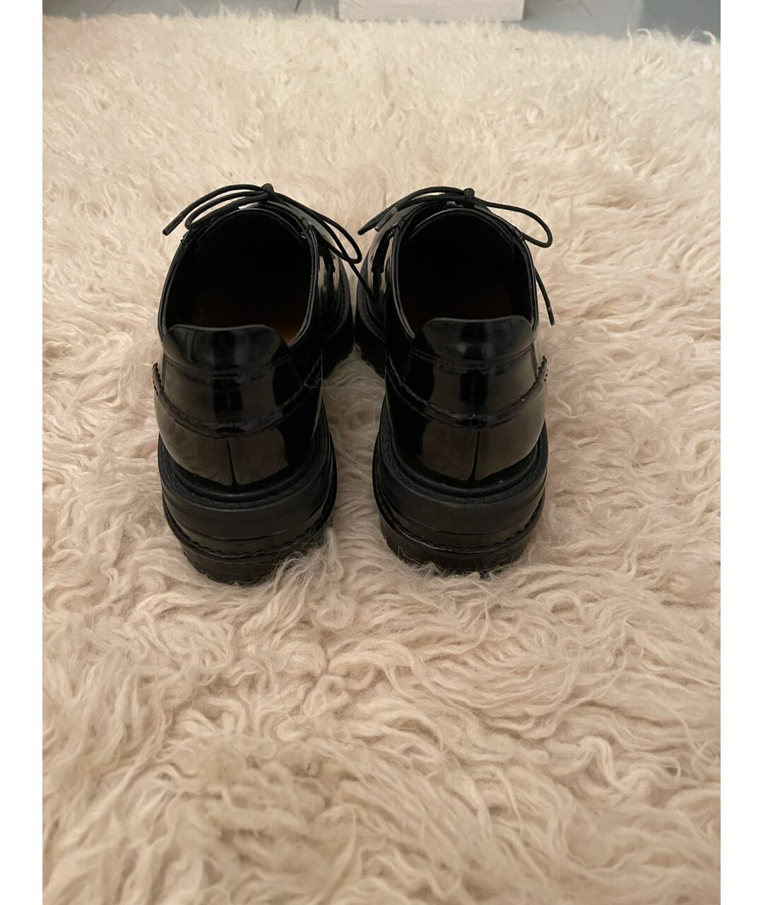 CHRISTIAN DIOR PRE-OWNED Черные ботинки из лакированной кожи, фото 4