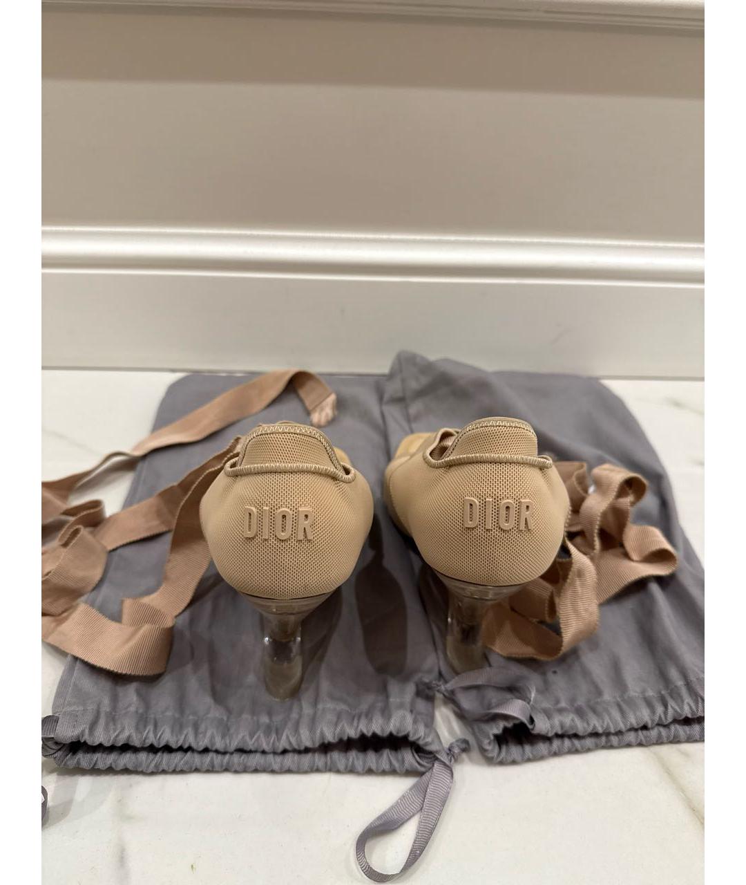 CHRISTIAN DIOR Розовые босоножки, фото 4