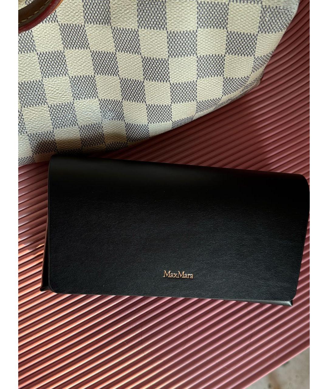 MAX MARA Коричневые пластиковые солнцезащитные очки, фото 4