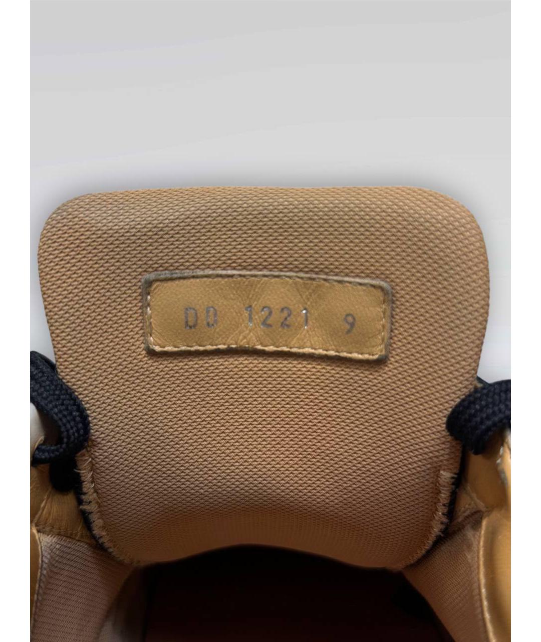 LOUIS VUITTON Черные кожаные низкие кроссовки / кеды, фото 5