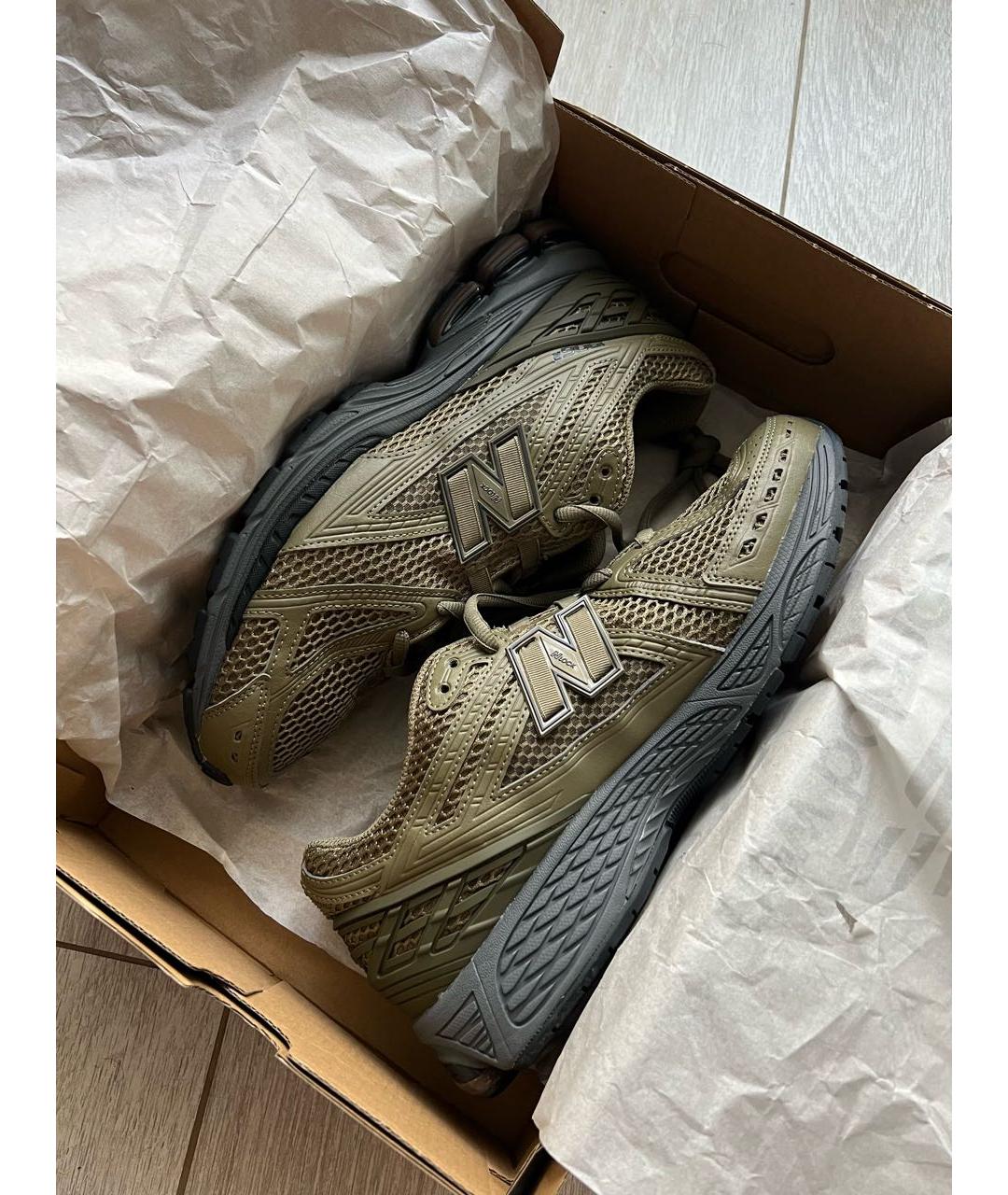 NEW BALANCE Хаки низкие кроссовки / кеды, фото 2