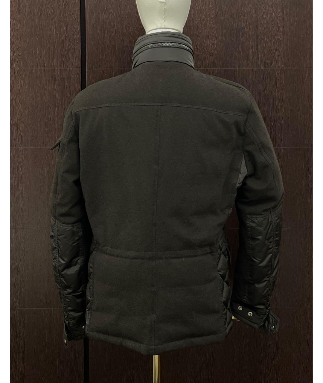 MONCLER Антрацитовый пуховик, фото 3