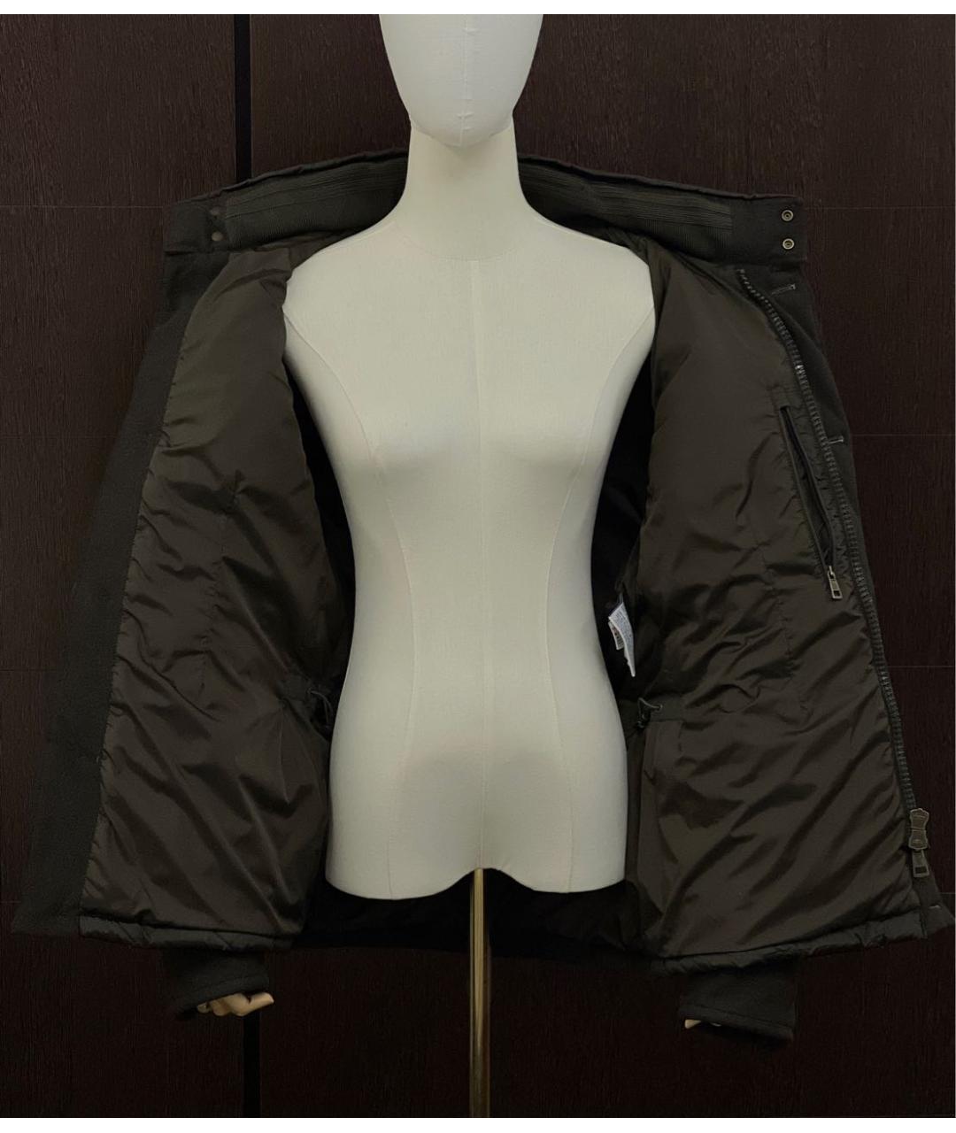 MONCLER Антрацитовый пуховик, фото 4