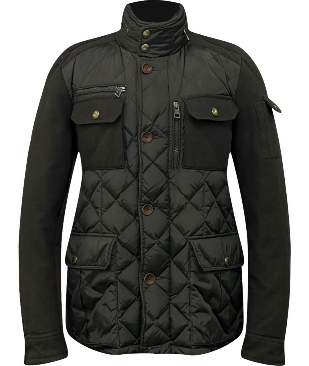 MONCLER Антрацитовый пуховик, фото 1