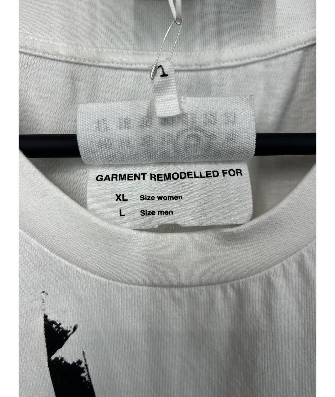 MM6 MAISON MARGIELA Белая хлопковая футболка, фото 5