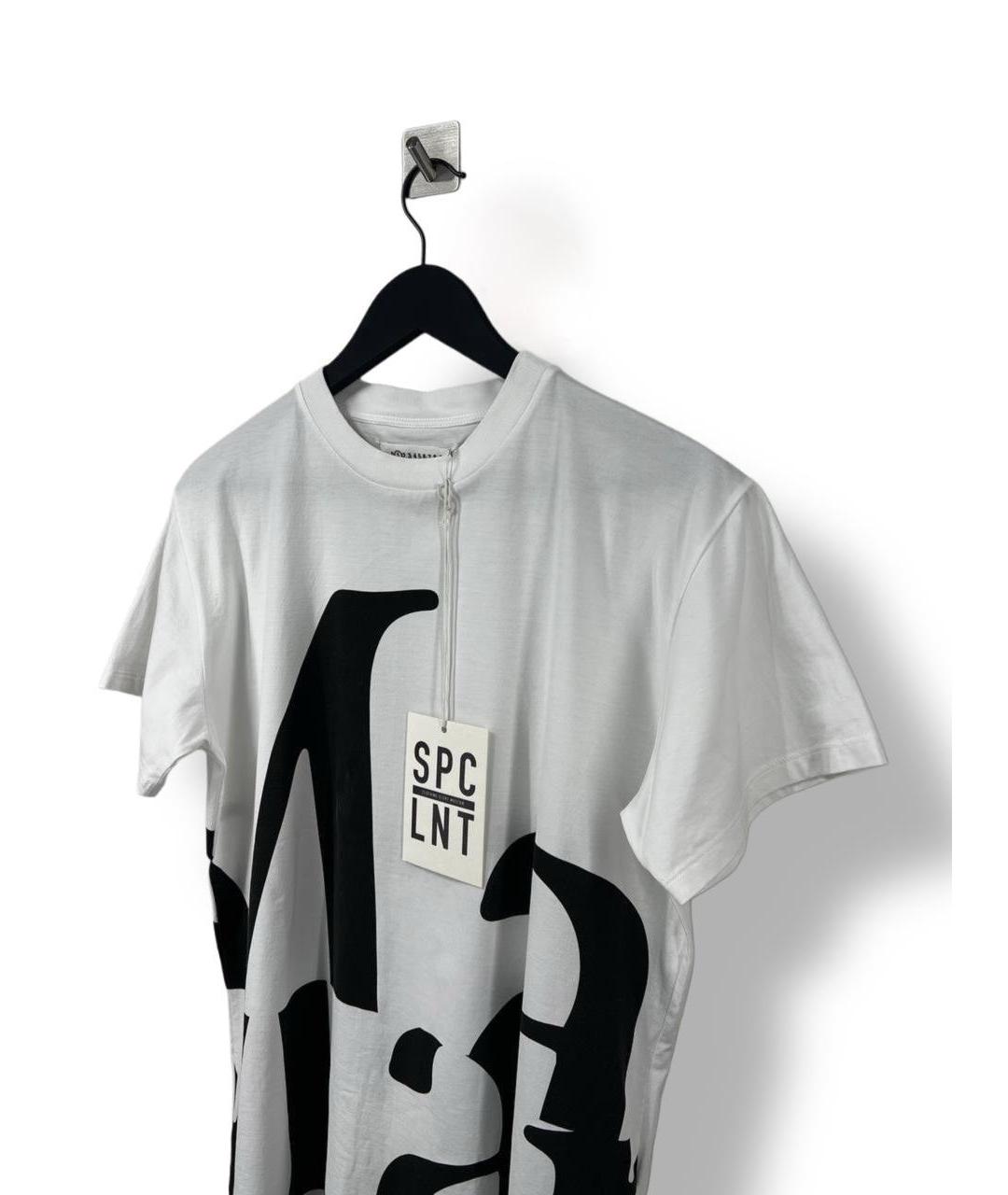 MAISON MARGIELA Белая хлопковая футболка, фото 2