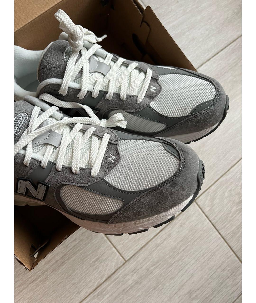 NEW BALANCE Серые низкие кроссовки / кеды, фото 4