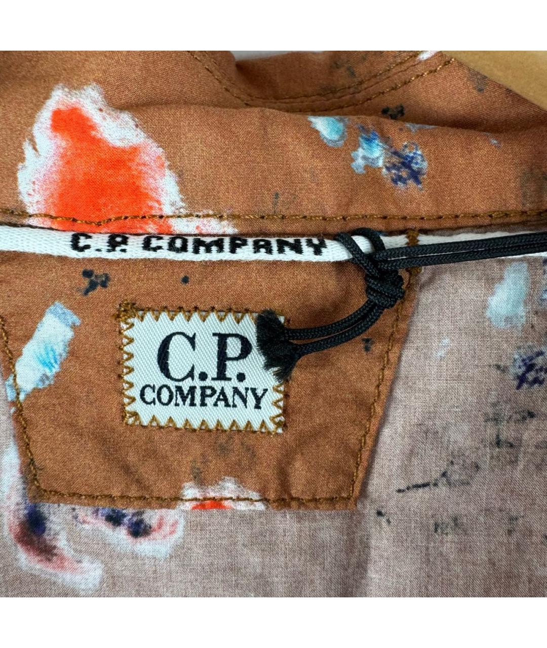 CP COMPANY Коричневая хлопковая кэжуал рубашка, фото 3