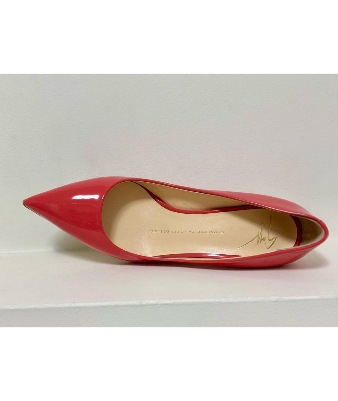 GIUSEPPE ZANOTTI DESIGN Красные кожаные туфли, фото 3
