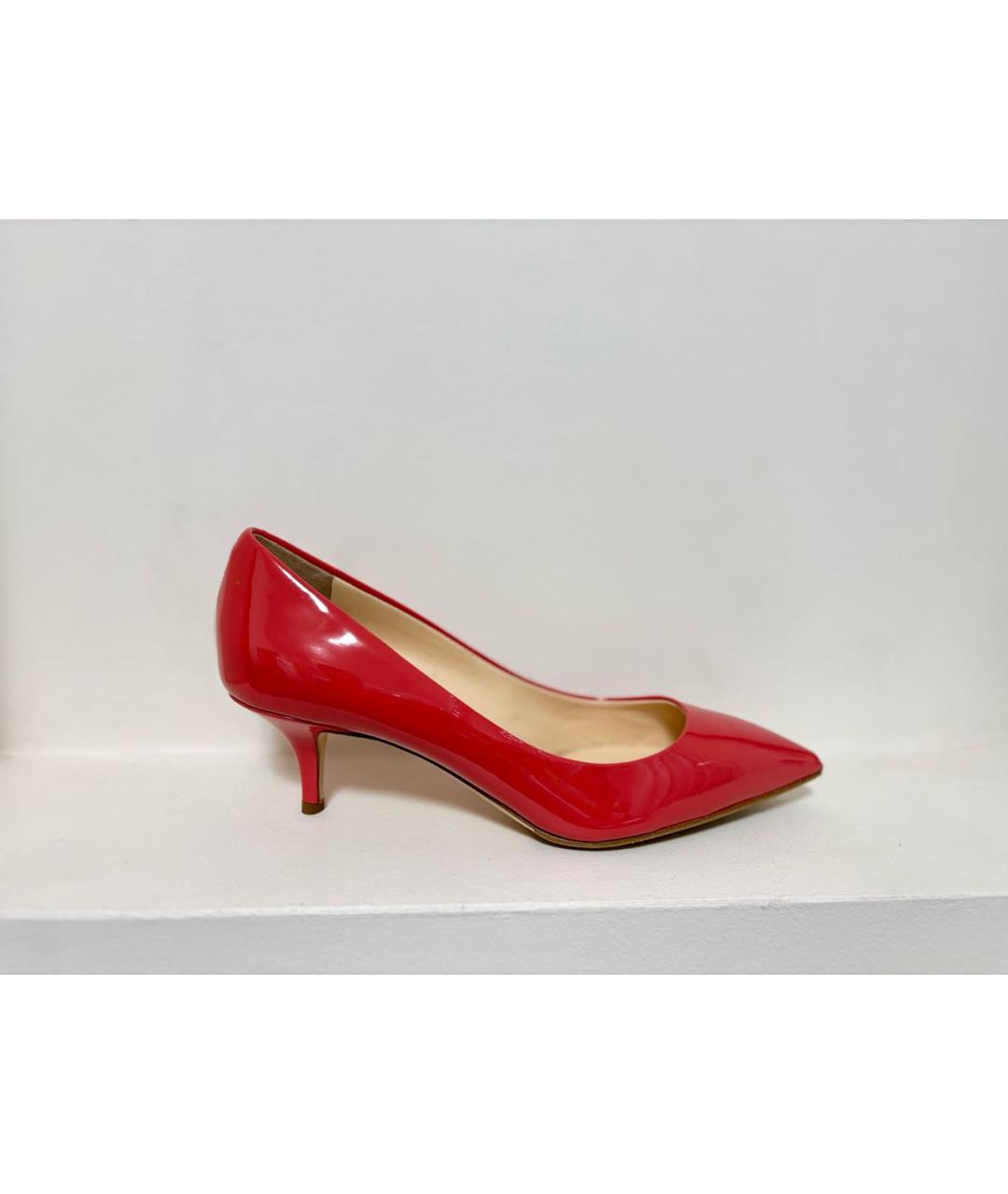 GIUSEPPE ZANOTTI DESIGN Красные кожаные туфли, фото 2