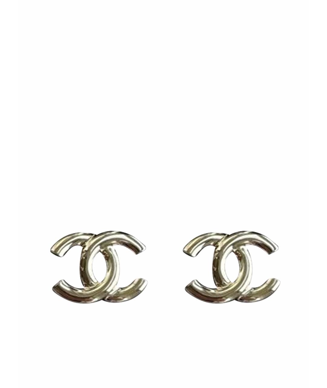 CHANEL Металлические серьги, фото 1