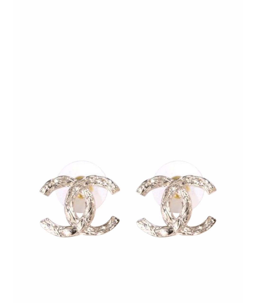 CHANEL Металлические серьги, фото 1