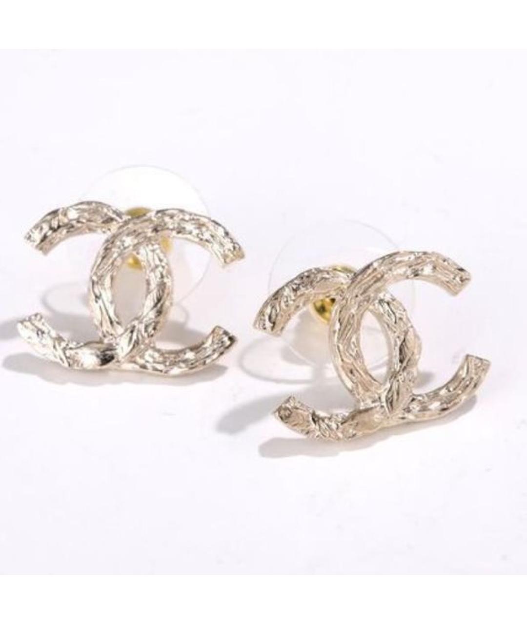 CHANEL Металлические серьги, фото 4