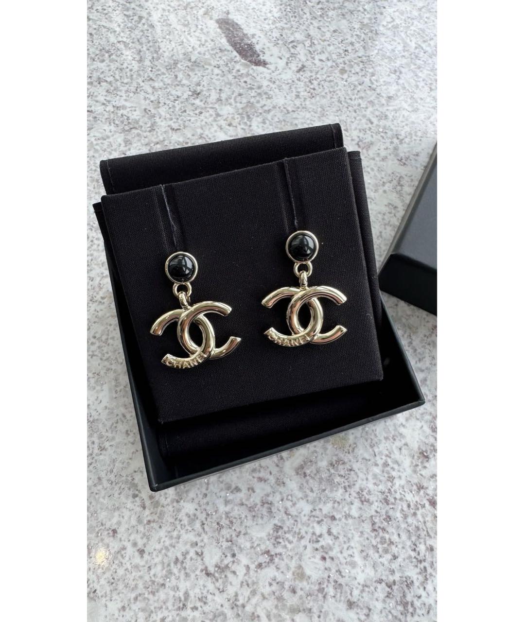 CHANEL Металлические серьги, фото 3