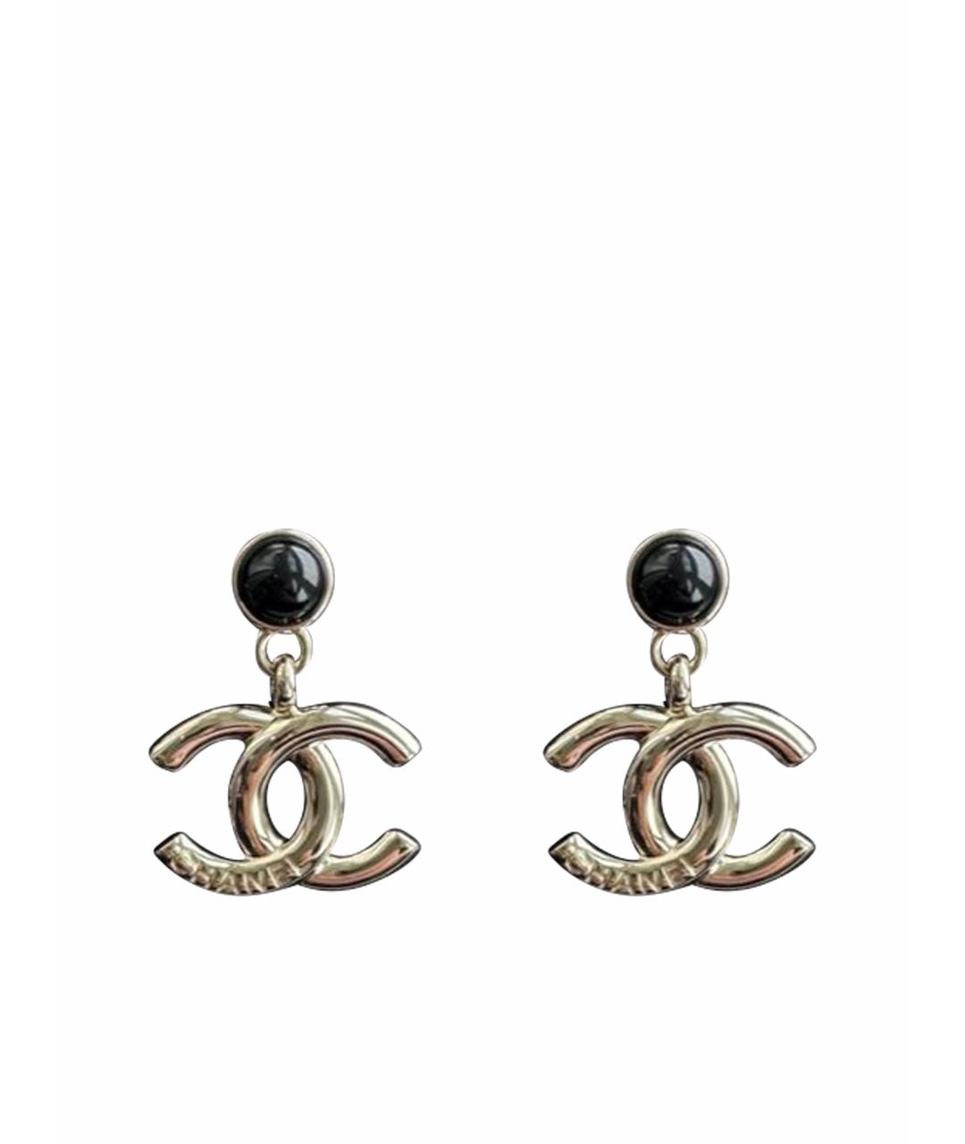 CHANEL Металлические серьги, фото 1