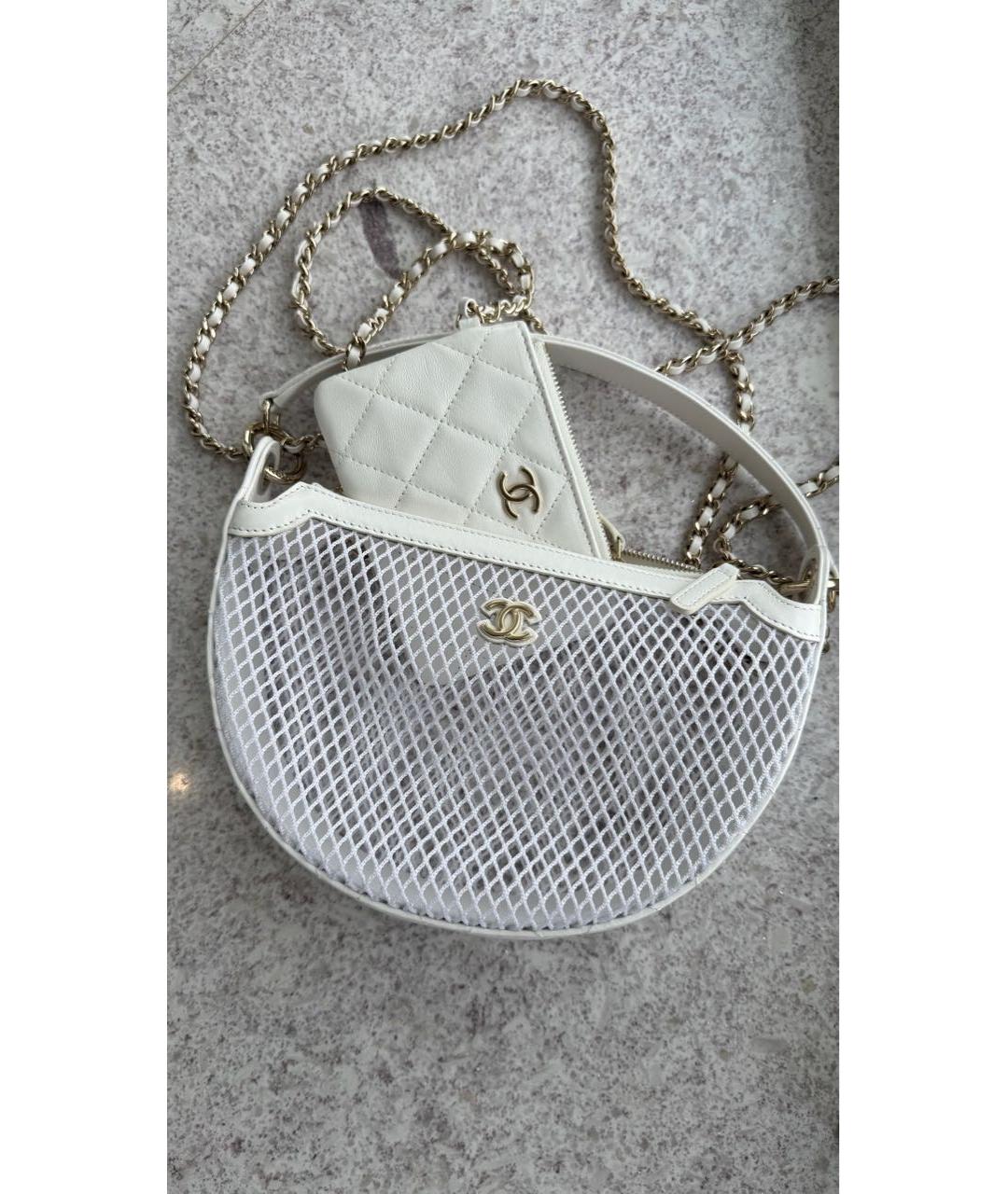 CHANEL Белая пляжная сумка, фото 2