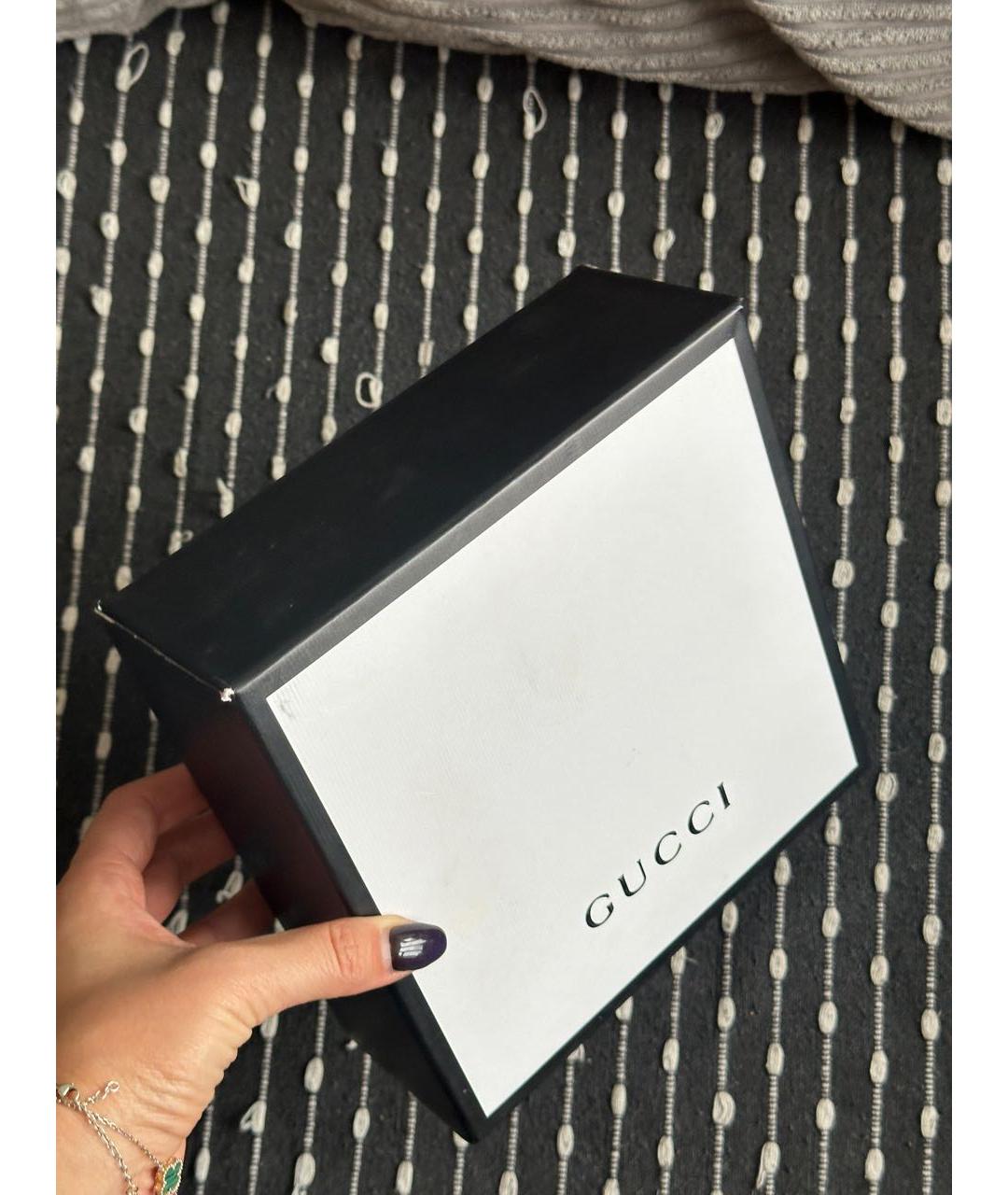 GUCCI Черный ремень из искусственной кожи, фото 8