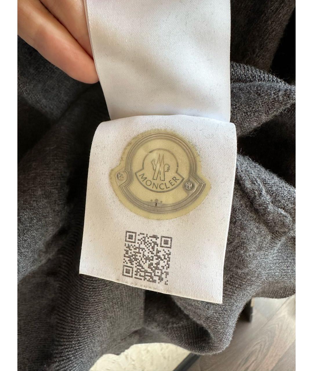 MONCLER Серый джемпер / свитер, фото 5