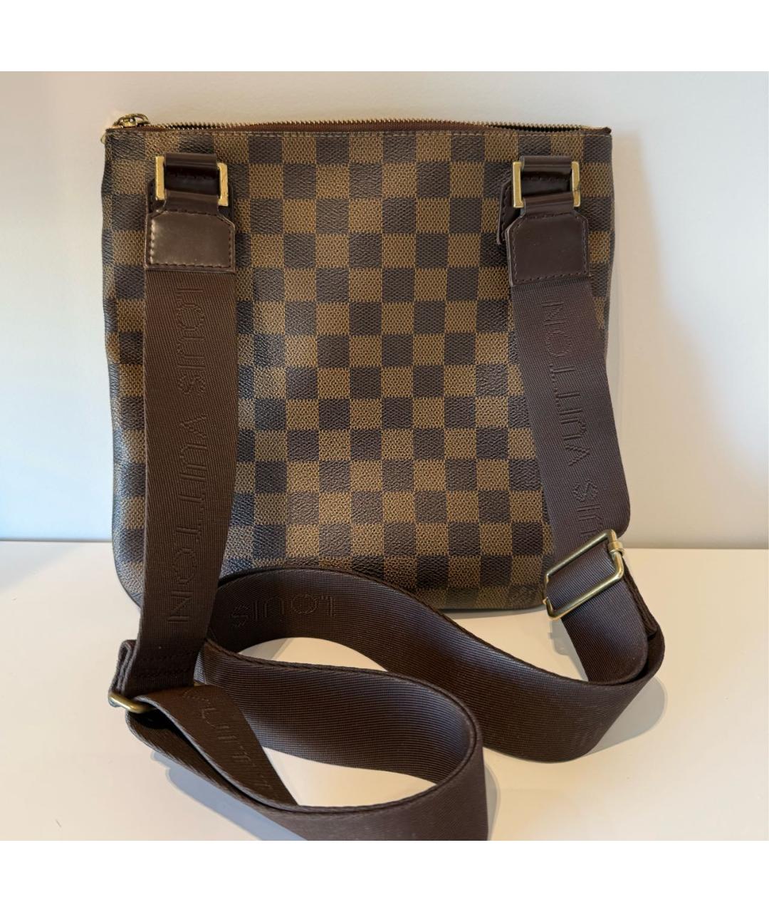 LOUIS VUITTON Коричневая сумка на плечо, фото 3