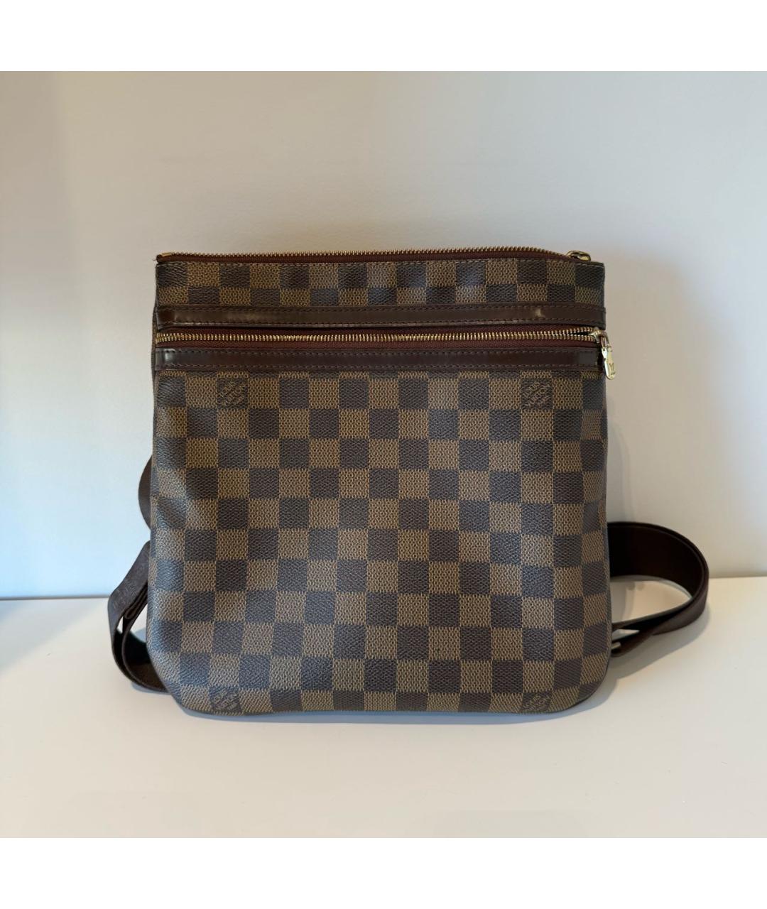LOUIS VUITTON Коричневая сумка на плечо, фото 9
