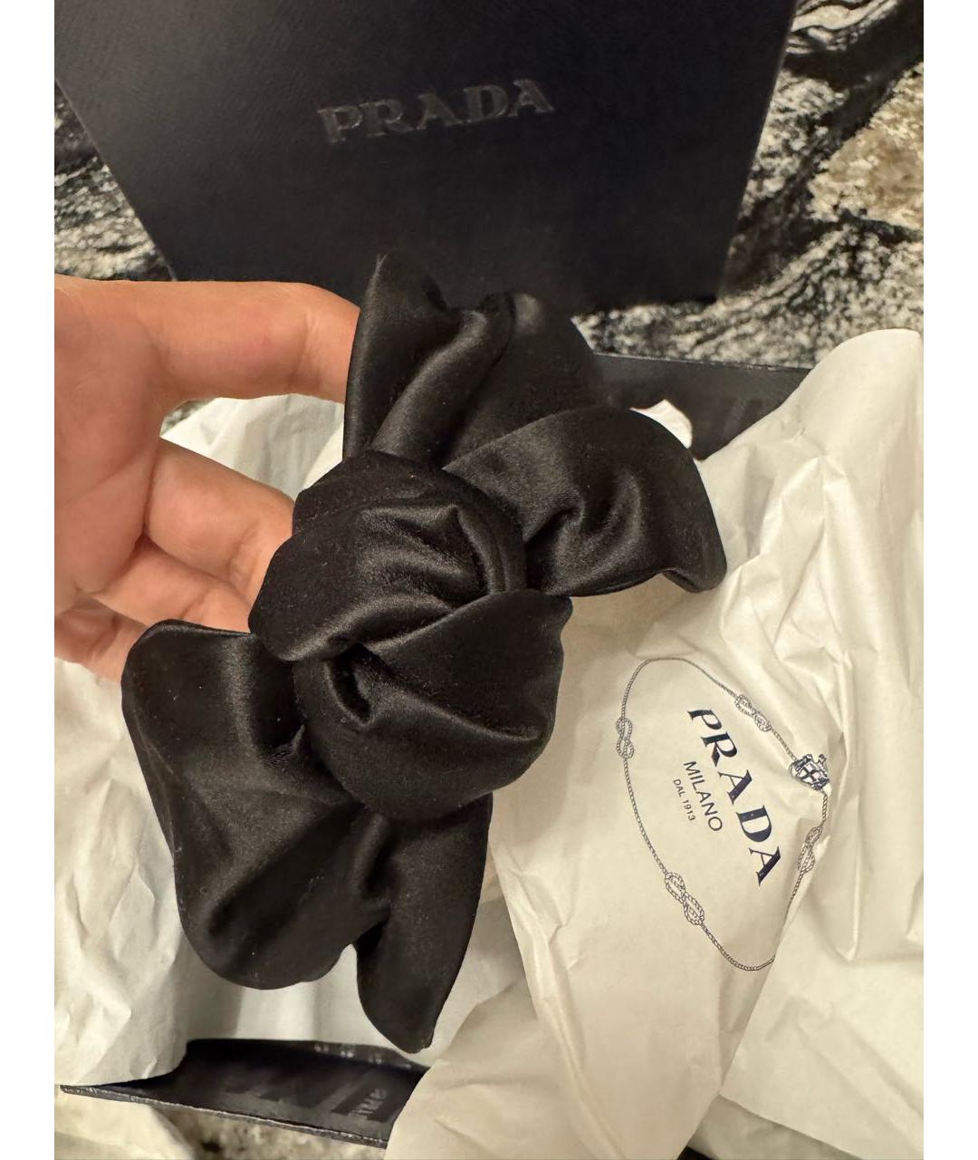 PRADA Черная диадема, фото 2
