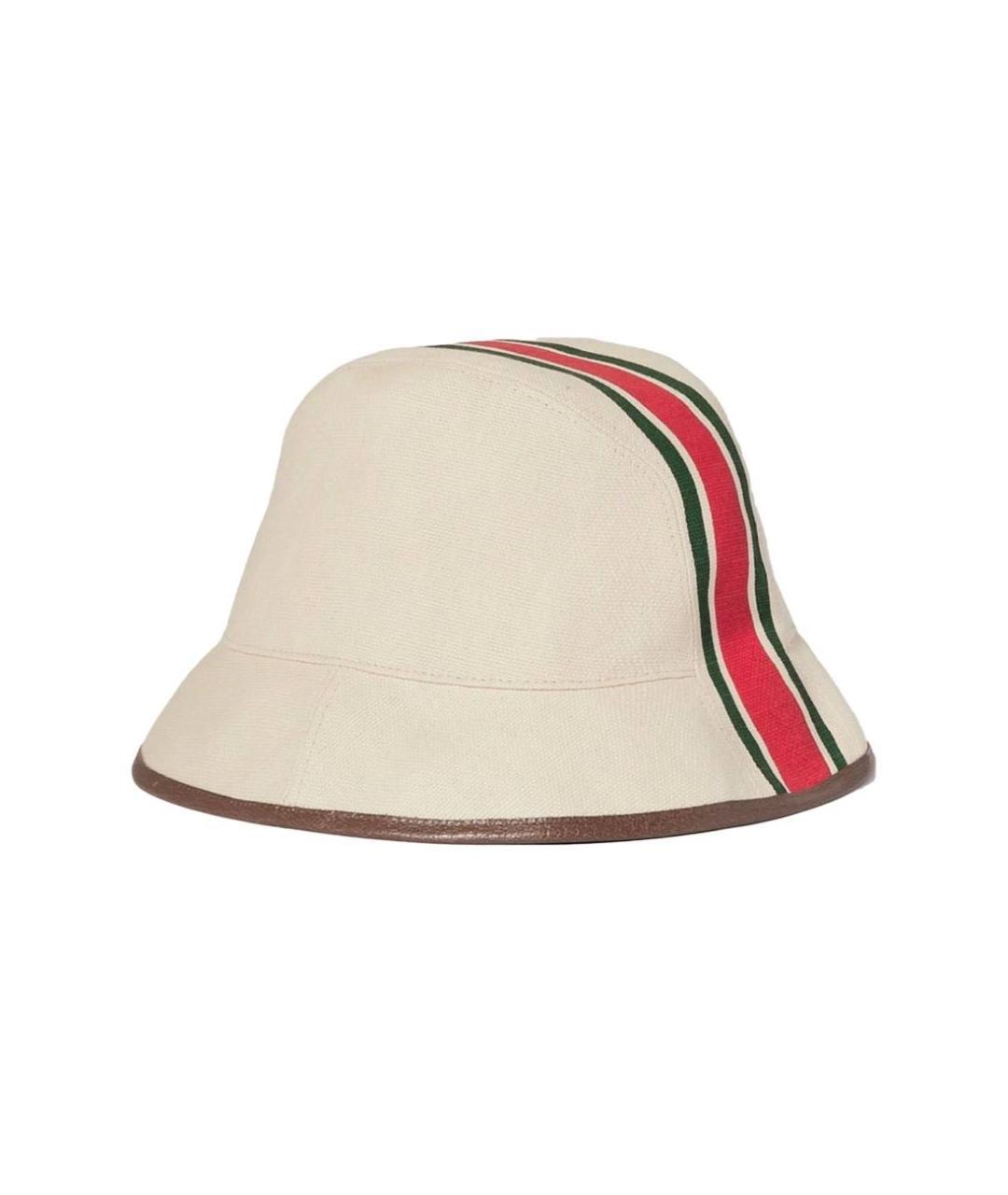 GUCCI Бежевая шляпа, фото 2