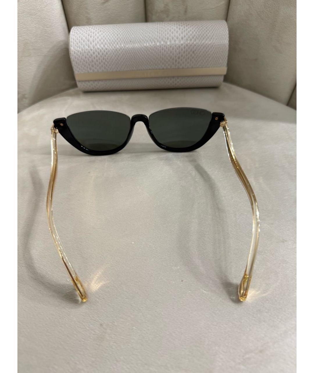 JIMMY CHOO Черные пластиковые солнцезащитные очки, фото 6
