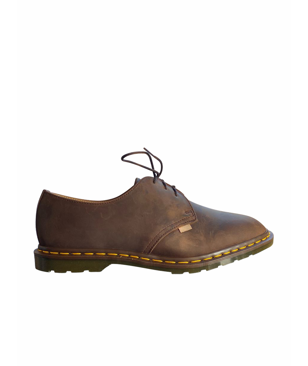 DR. MARTENS Коричневые кожаные туфли, фото 1