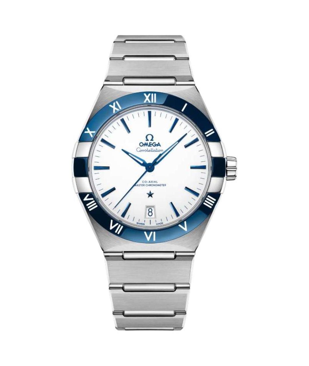 OMEGA Серебряные часы, фото 1