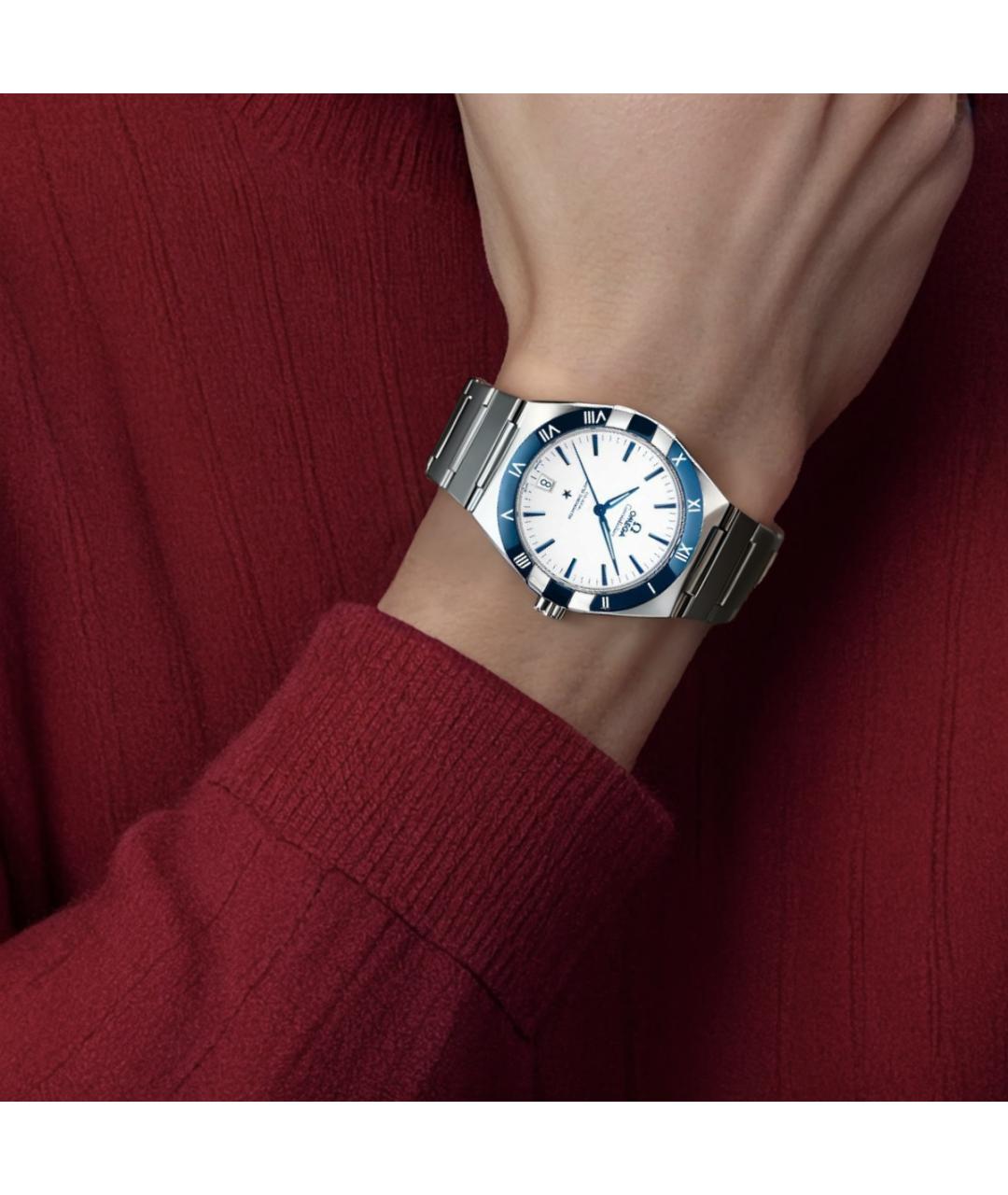 OMEGA Серебряные часы, фото 2