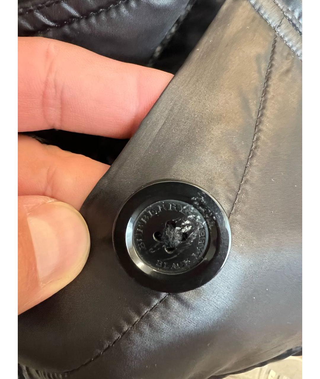 BURBERRY Антрацитовая полиэстеровая куртка, фото 5