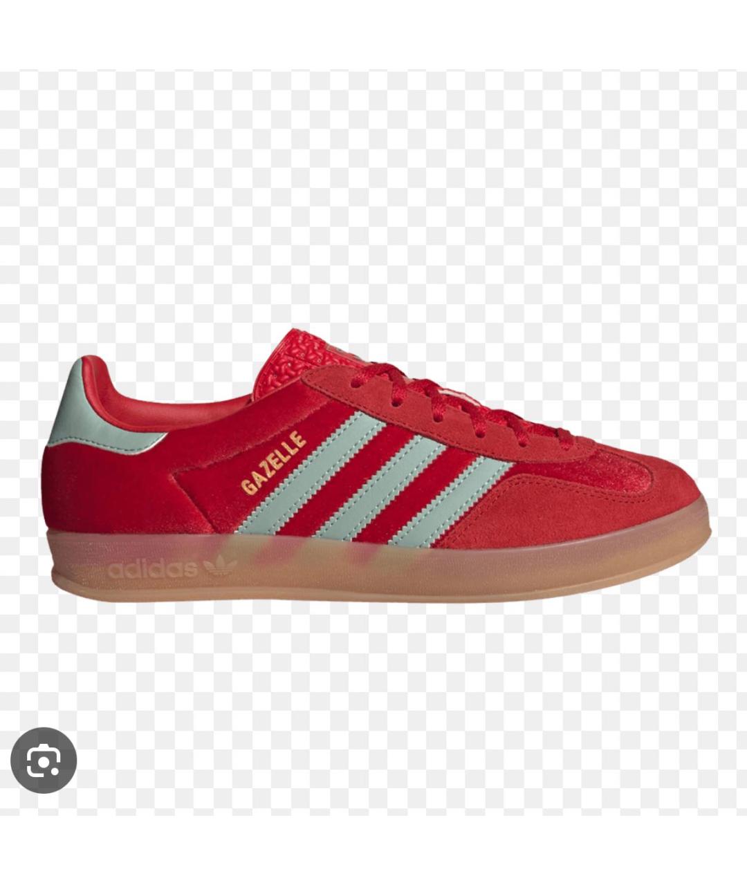 ADIDAS Красные бархатные кеды, фото 6