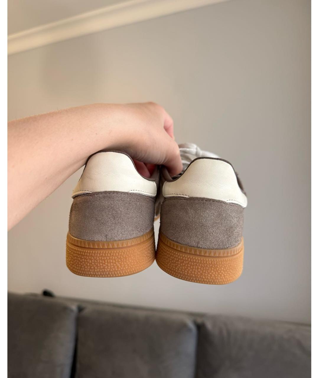 ADIDAS Коричневые замшевые кеды, фото 4