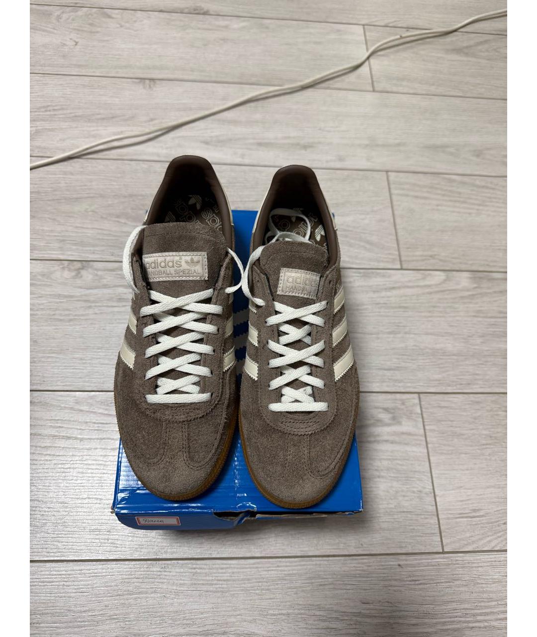 ADIDAS Коричневые замшевые кеды, фото 2