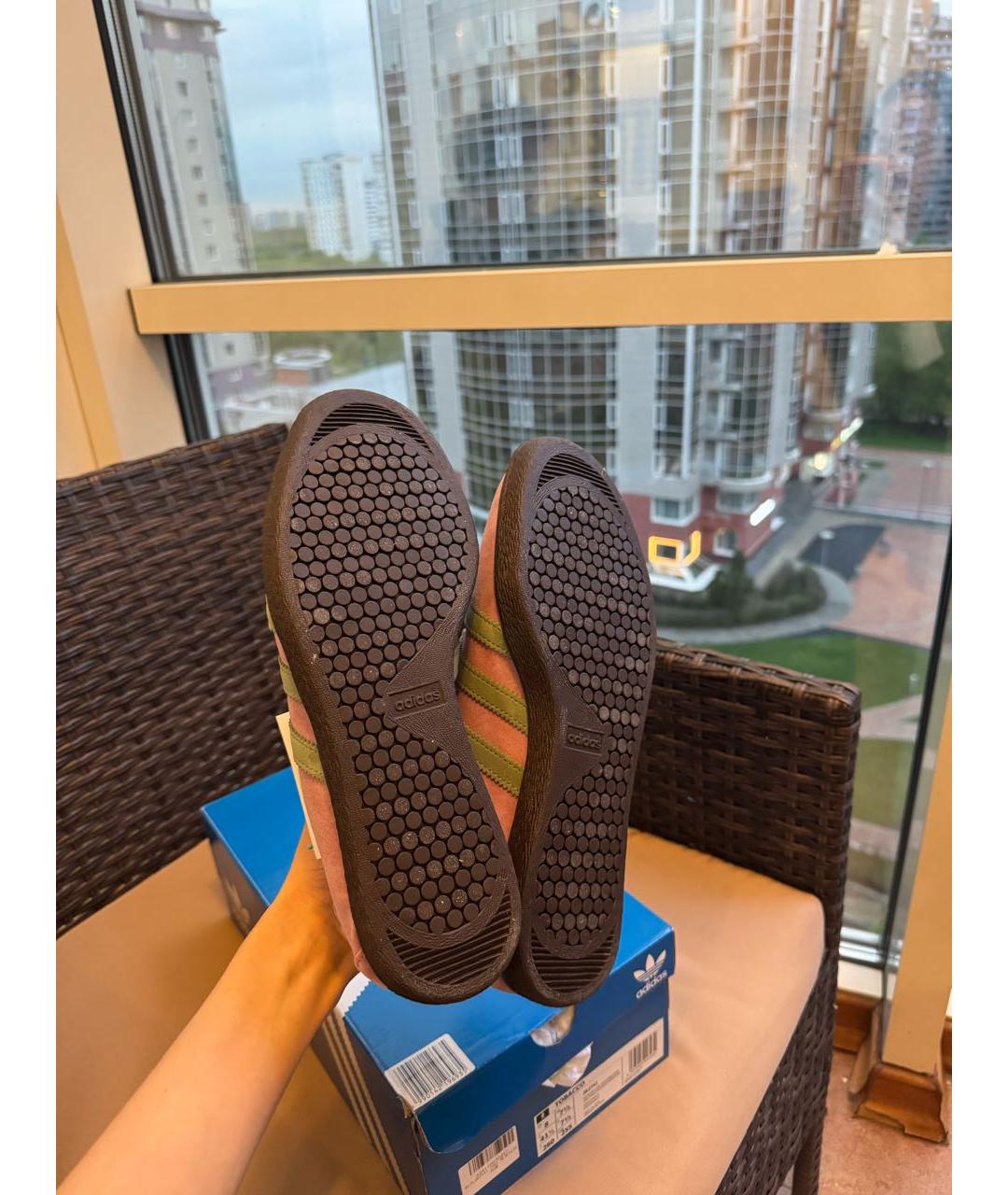 ADIDAS Розовые замшевые кеды, фото 6