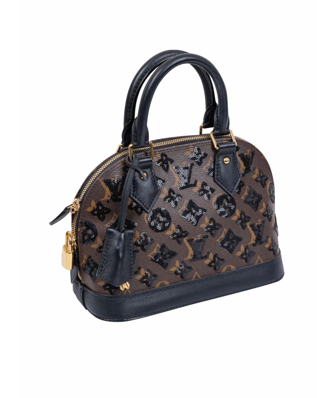 LOUIS VUITTON Коричневая сумка с короткими ручками, фото 1