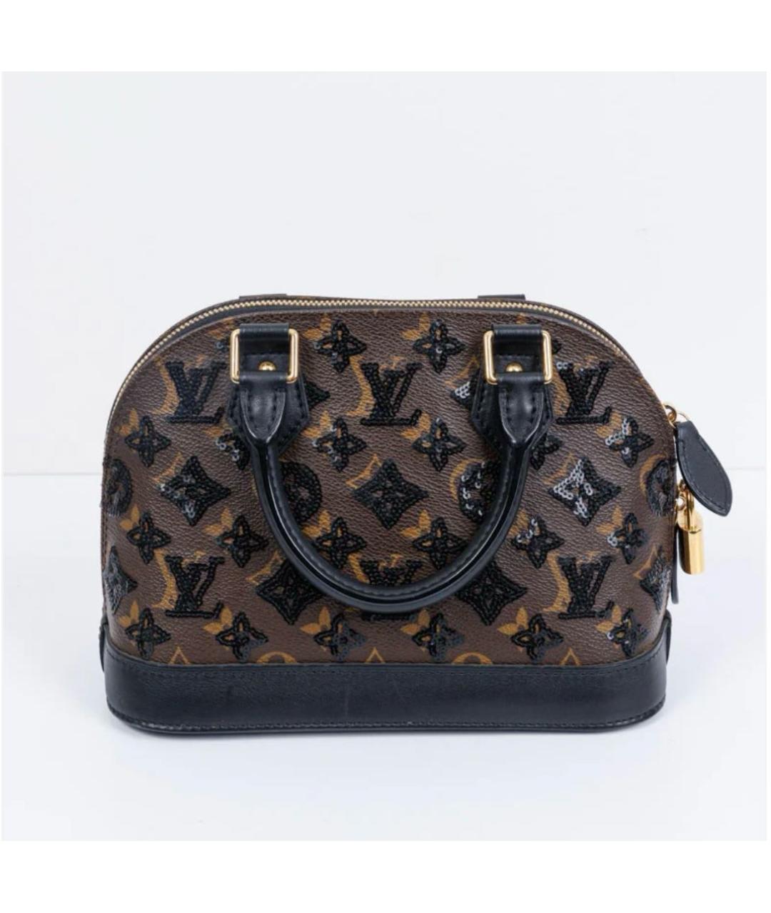 LOUIS VUITTON Коричневая сумка с короткими ручками, фото 2