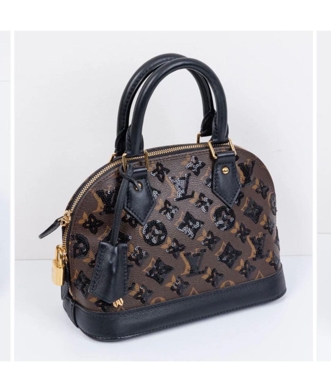 LOUIS VUITTON Коричневая сумка с короткими ручками, фото 7