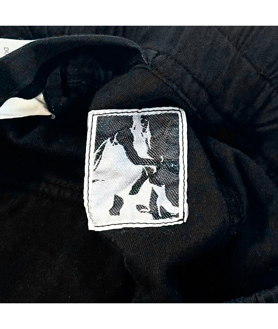 RICK OWENS DRKSHDW Черные хлопковые шорты, фото 5