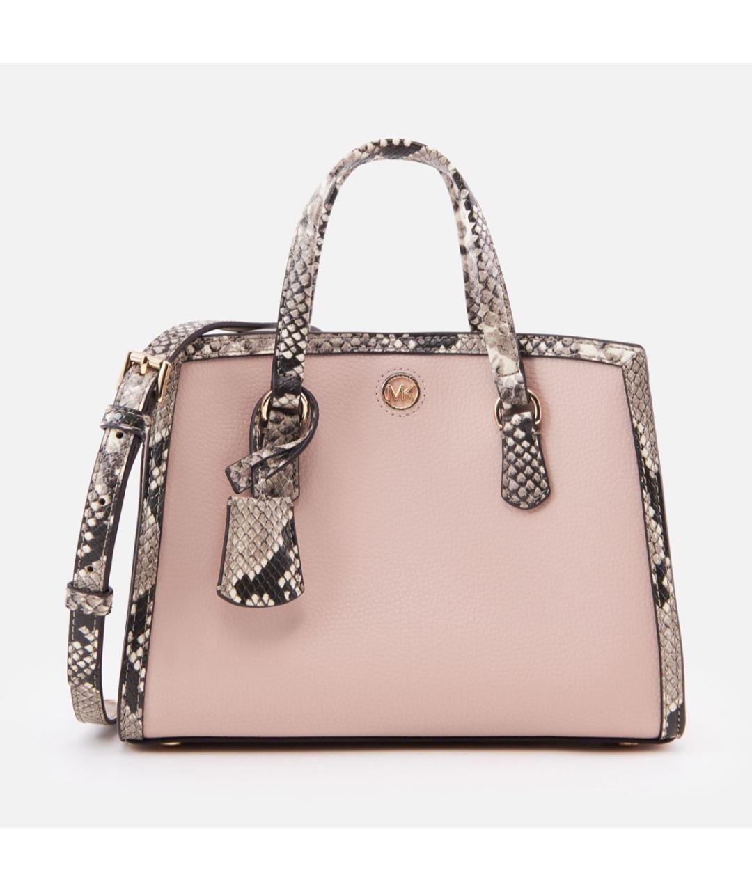 MICHAEL KORS Розовая кожаная сумка тоут, фото 3