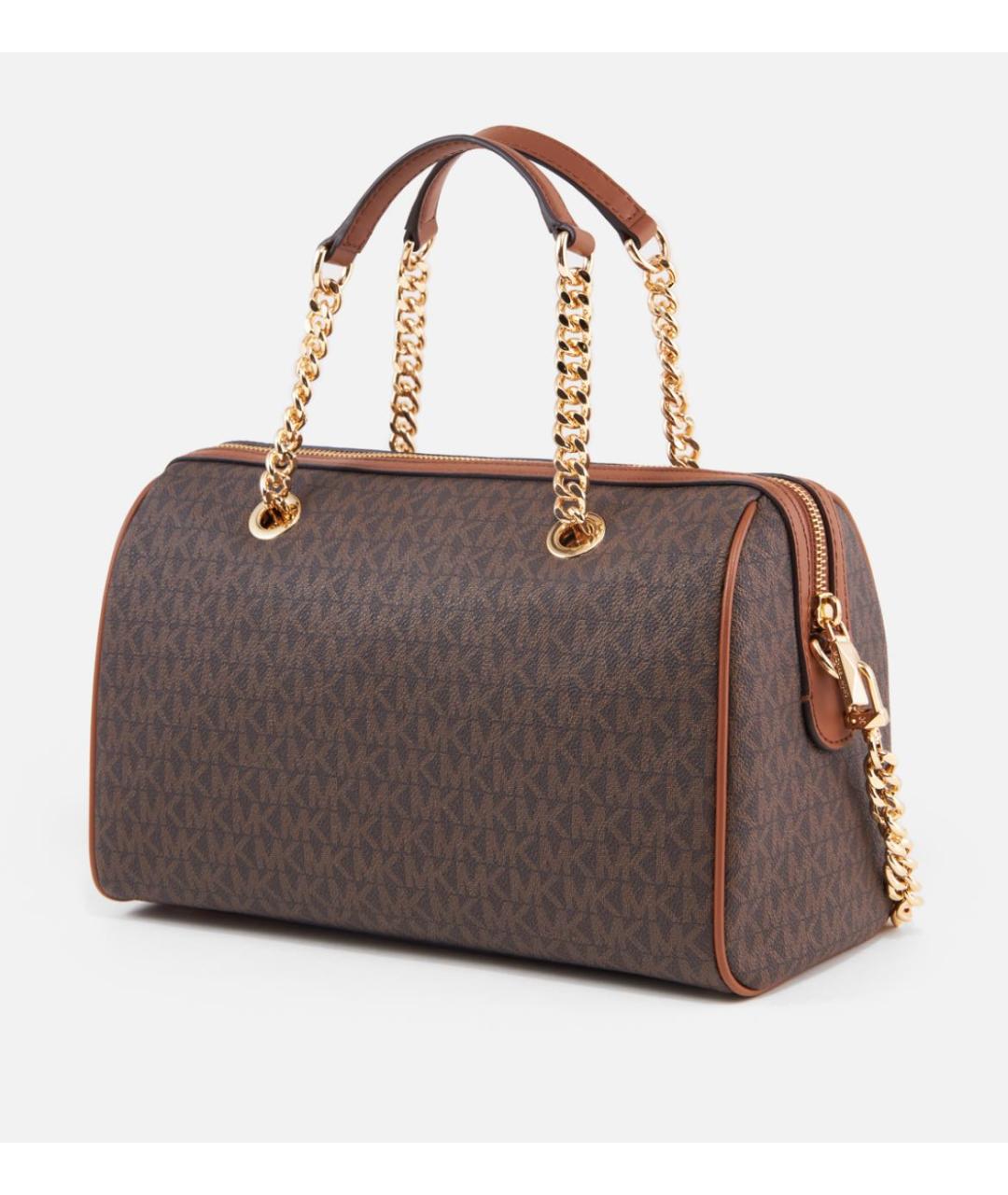 MICHAEL KORS Коричневая кожаная сумка через плечо, фото 2