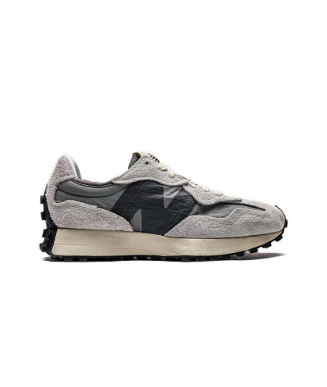NEW BALANCE Серые замшевые низкие кроссовки / кеды, фото 9
